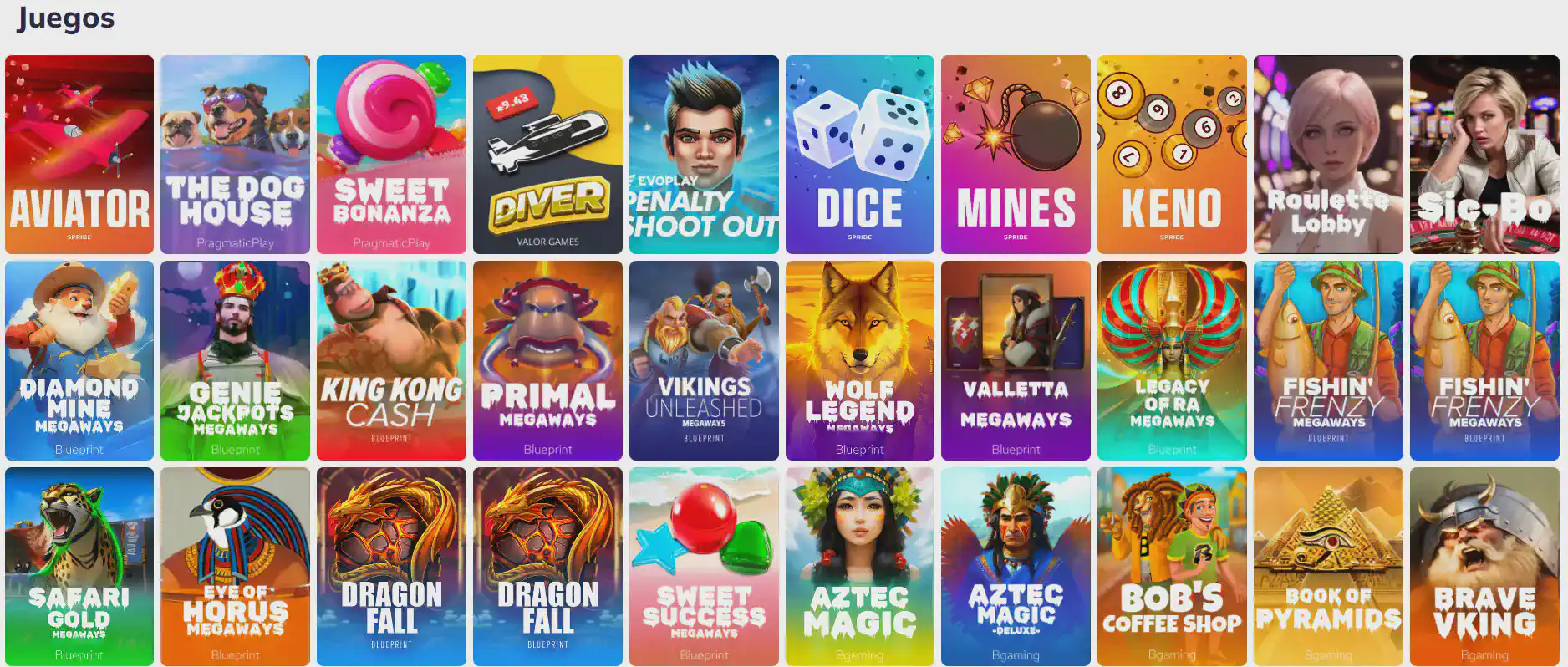 Juegos Únicos